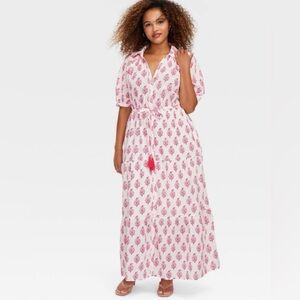 NWT Roller Rabbit x Target Maxi dress - Pink Bouquet print